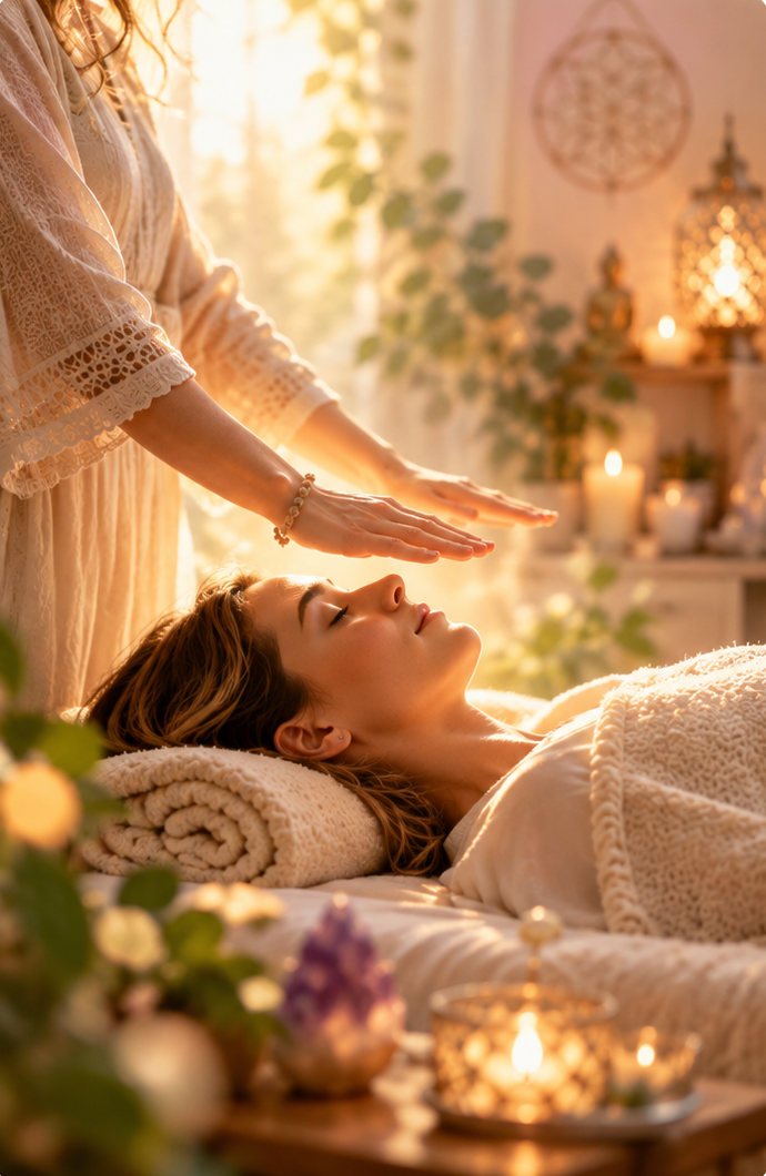 Reiki & Energiearbeit – achtsame Anwendung in entspannter Atmosphäre